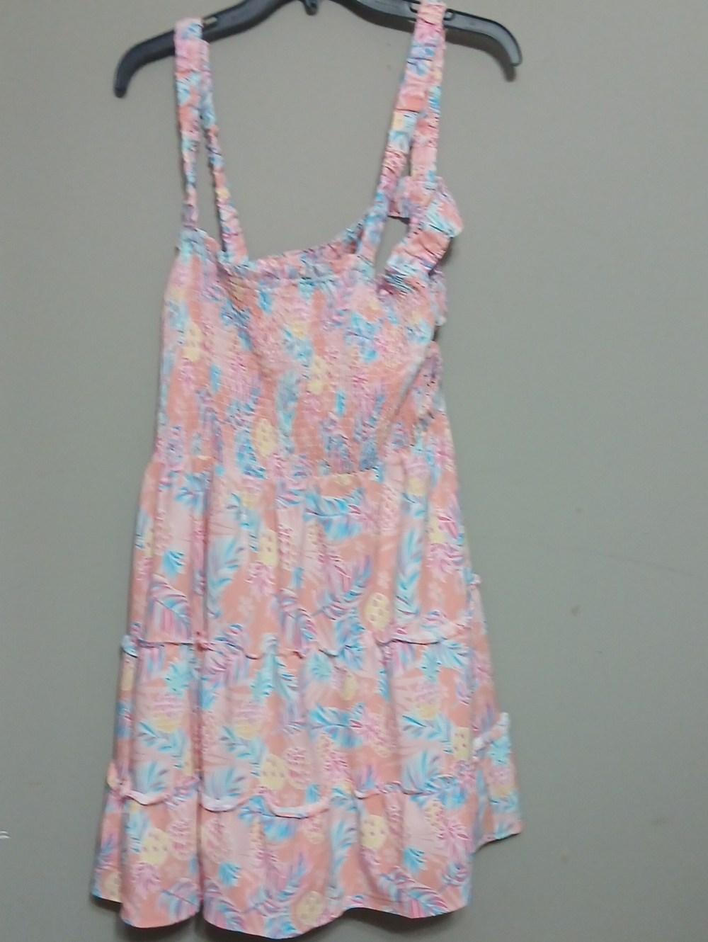 Womens Xxl Simply Southern Ruffle Sundress